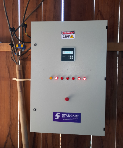 Imagem de um painel elétrico